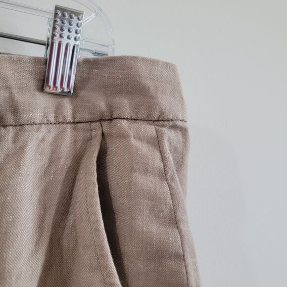 Fairlane Mens Straight Leg Pants Size 34 X 32 Linen Blend Tan Career Office - Picture 7 of 10